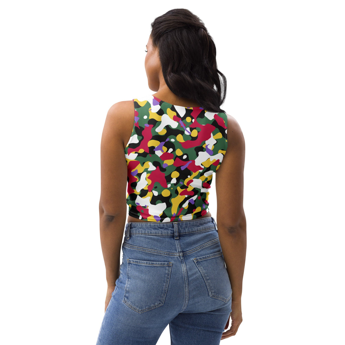 Doninican Girl Camo Crop Top - Conscious Apparel Store