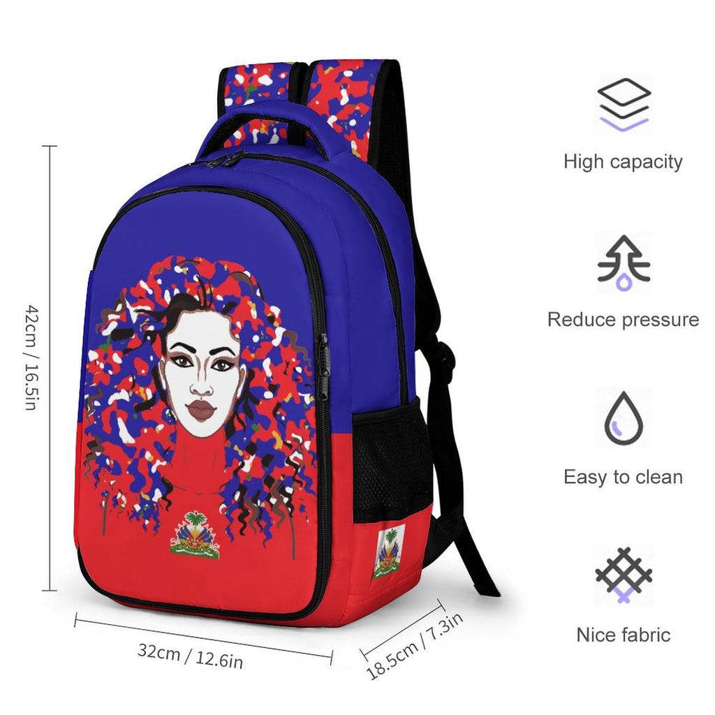 Haitian Girl Casual Backpack