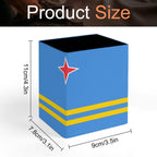 Aruba Flag Square Pen Holder