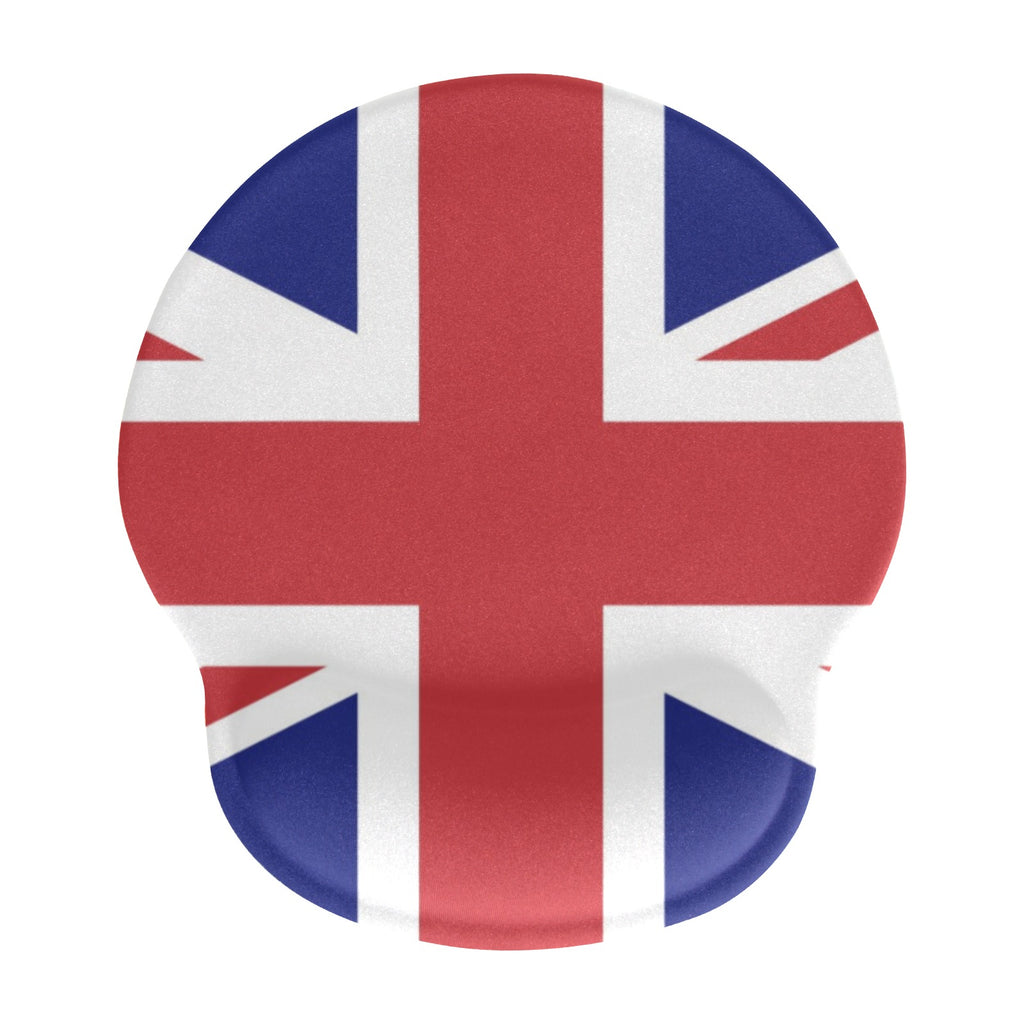 United Kingdom Flag Mouse Pad with Wrist Rest Support