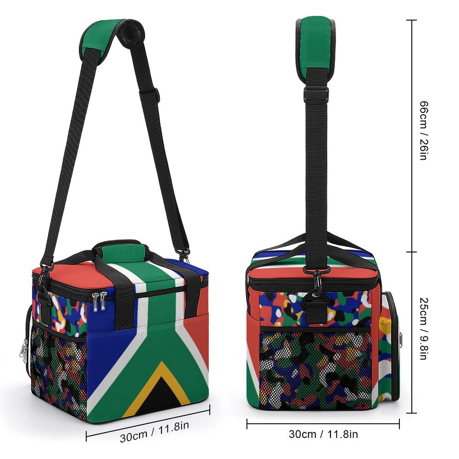 South Africa Flag Insulated Cooler Bag
