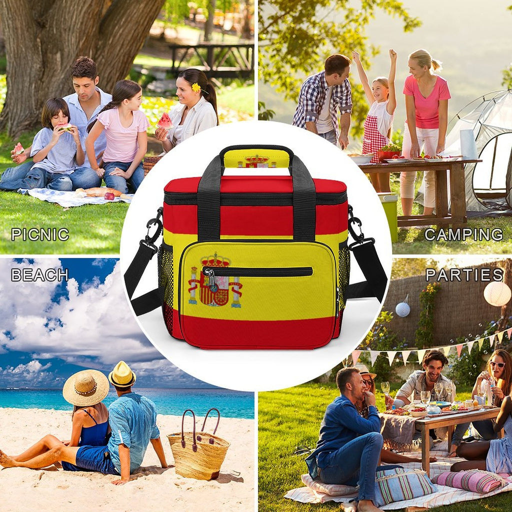 Spain Flag Insulated Cooler Bag