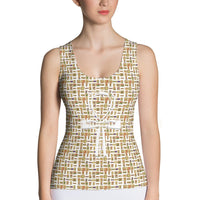 Egyptian Ankh Cross (White) Women's Tank Top - Conscious Apparel Store