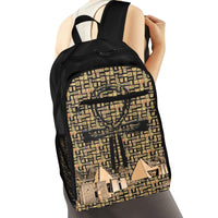 Egyptian Nubia Ankh Cross (Black) Sports Backpack (6 Colors Available) - Conscious Apparel Store
