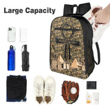 Egyptian Nubia Ankh Cross (Black) Sports Backpack (6 Colors Available) - Conscious Apparel Store