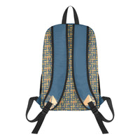 Egyptian Nubia Ankh Cross (Blue) Sports Backpack (6 Colors Available) - Conscious Apparel Store