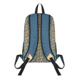 Egyptian Nubia Ankh Cross (Blue) Sports Backpack (6 Colors Available) - Conscious Apparel Store