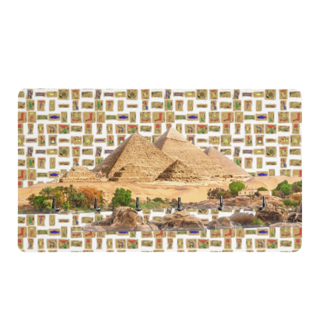 Egyptian Pyramids Wall Mounted Decor Key Holder (6 Colors Available) - Conscious Apparel Store