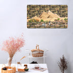 Egyptian Pyramids Wall Mounted Decor Key Holder (6 Colors Available) - Conscious Apparel Store