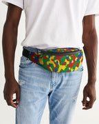 Ethiopia Flag Camo Crossbody Sling Bag - Conscious Apparel Store