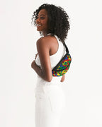 Ethiopia Flag Camo Crossbody Sling Bag - Conscious Apparel Store