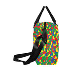 Ethiopia Flag Camo Large Capacity Duffle Bag - Conscious Apparel Store