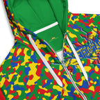 Ethiopia Flag Camo Unisex zip hoodie - Conscious Apparel Store