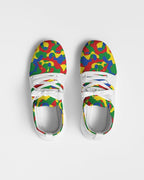 Ethiopia Flag Camo Women's Two-Tone Sneaker - Conscious Apparel Store