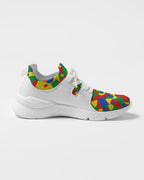 Ethiopia Flag Camo Women's Two-Tone Sneaker - Conscious Apparel Store