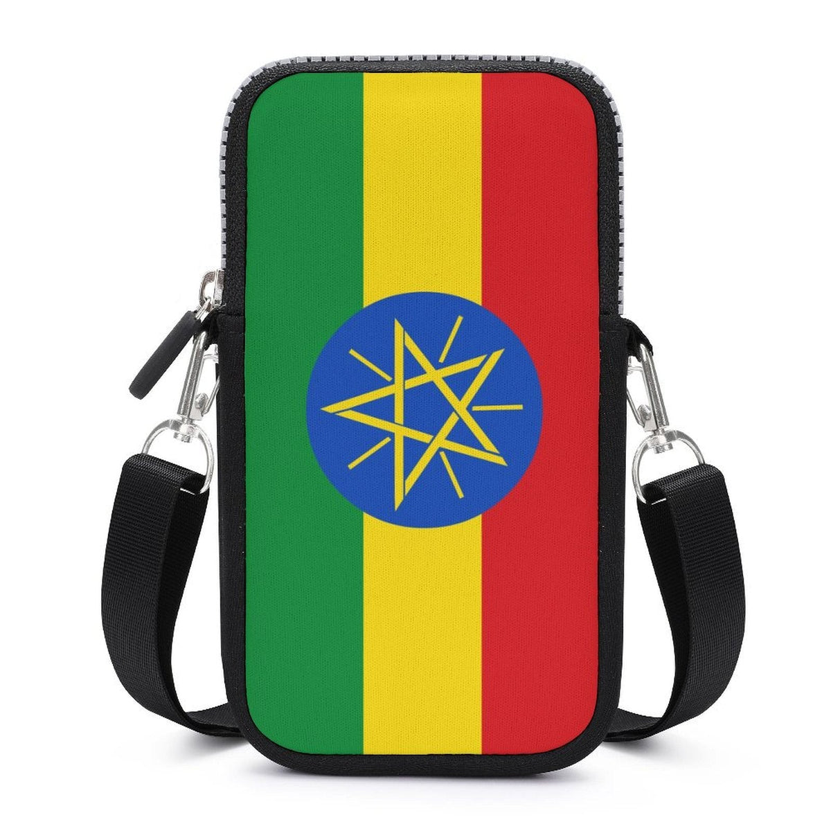 Ethiopia Flag Mobile Phone Purse - Conscious Apparel Store