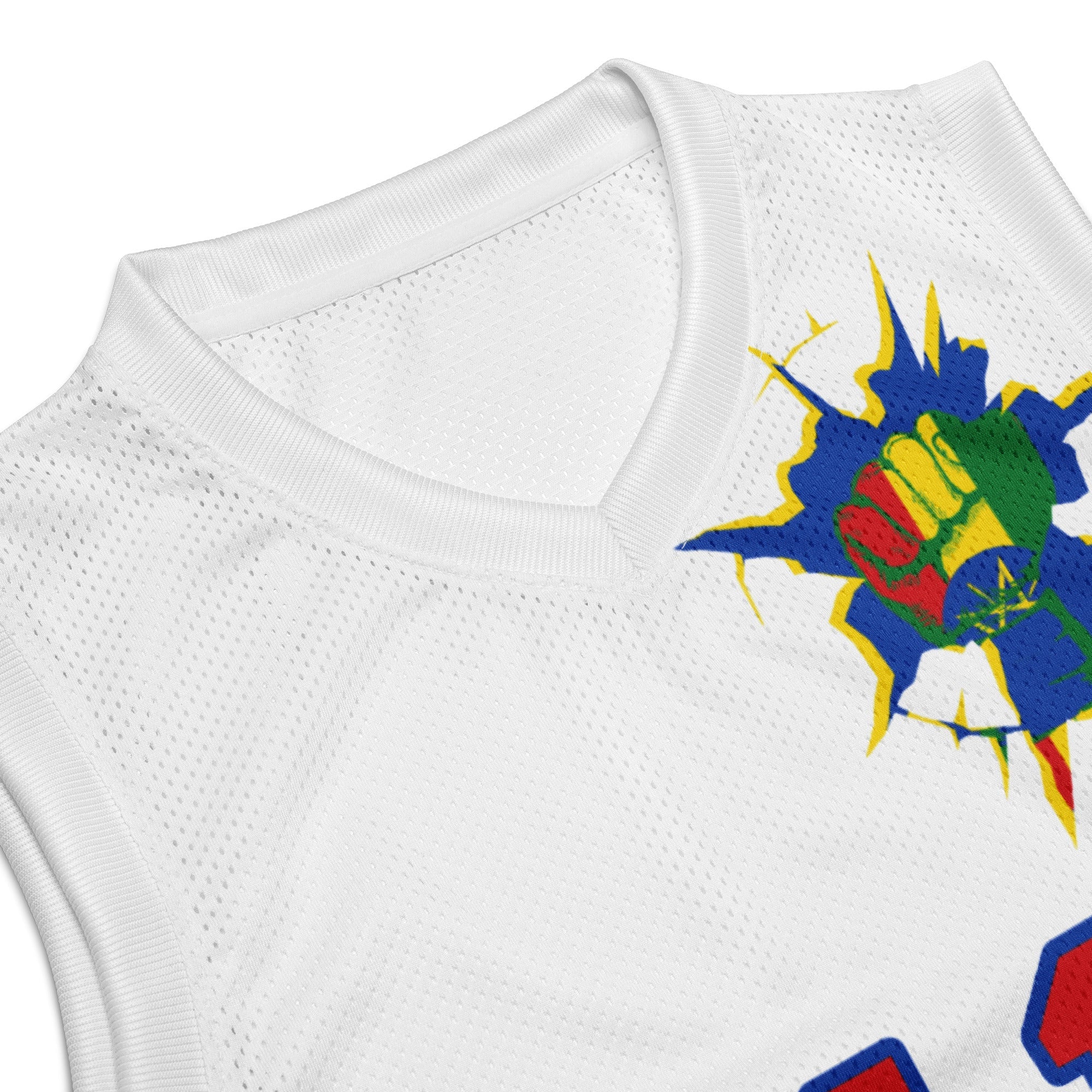 Ethiopia Flag (White) Premium Sport Jersey Tank Top - Conscious Apparel Store