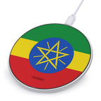 Ethiopia Flag Wireless Charging Pad - Conscious Apparel Store