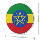 Ethiopia Flag Wireless Charging Pad - Conscious Apparel Store