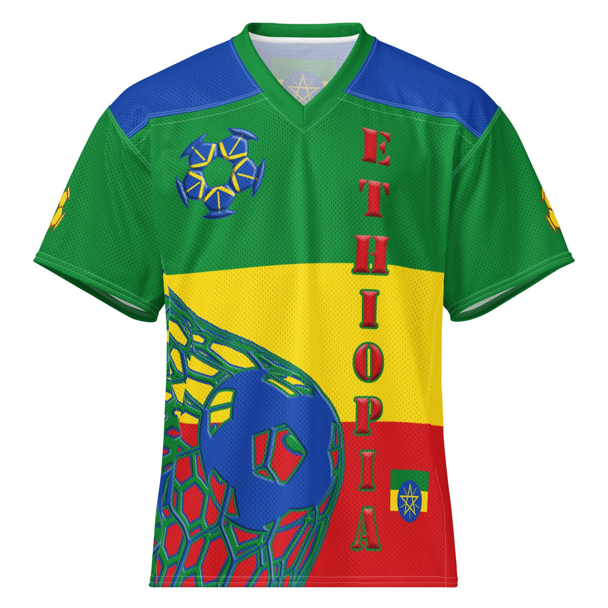 Ethiopia Football Sport Jersey - Conscious Apparel Store