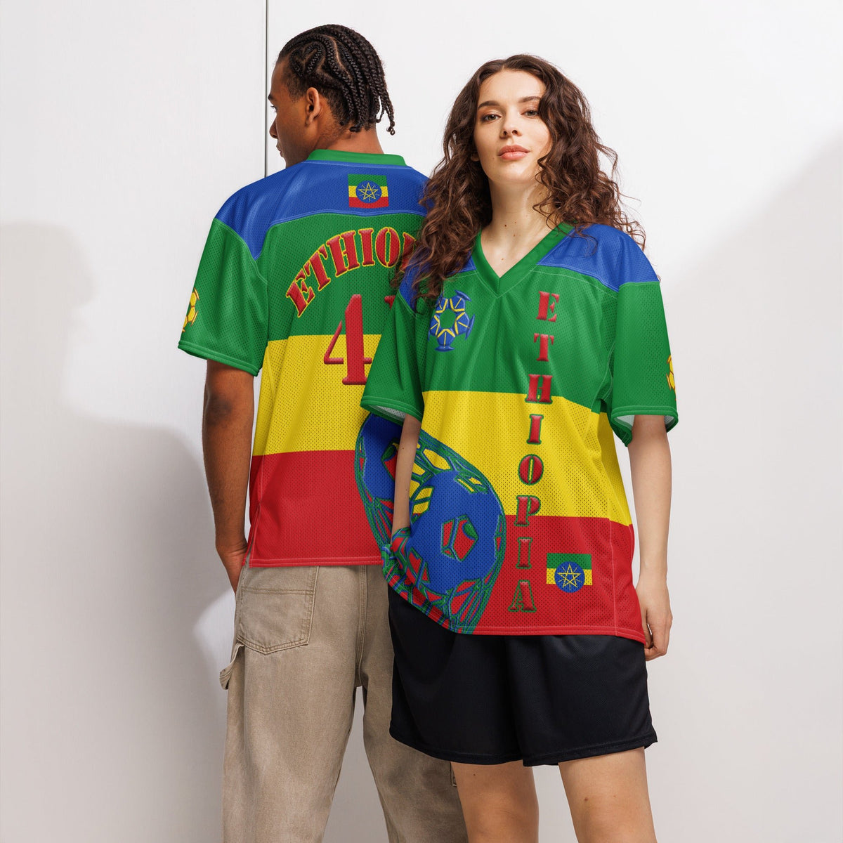 Ethiopia Football Sport Jersey - Conscious Apparel Store