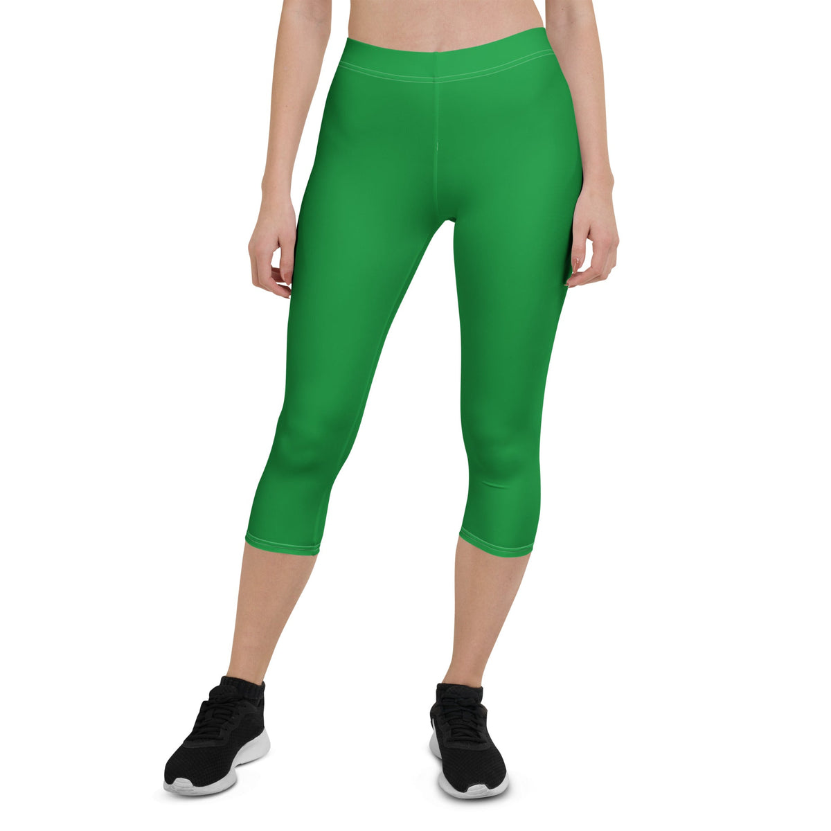 Ethiopia Green Capri Leggings - Conscious Apparel Store