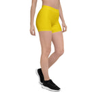 Ethiopia Yellow Leggings Shorts - Conscious Apparel Store