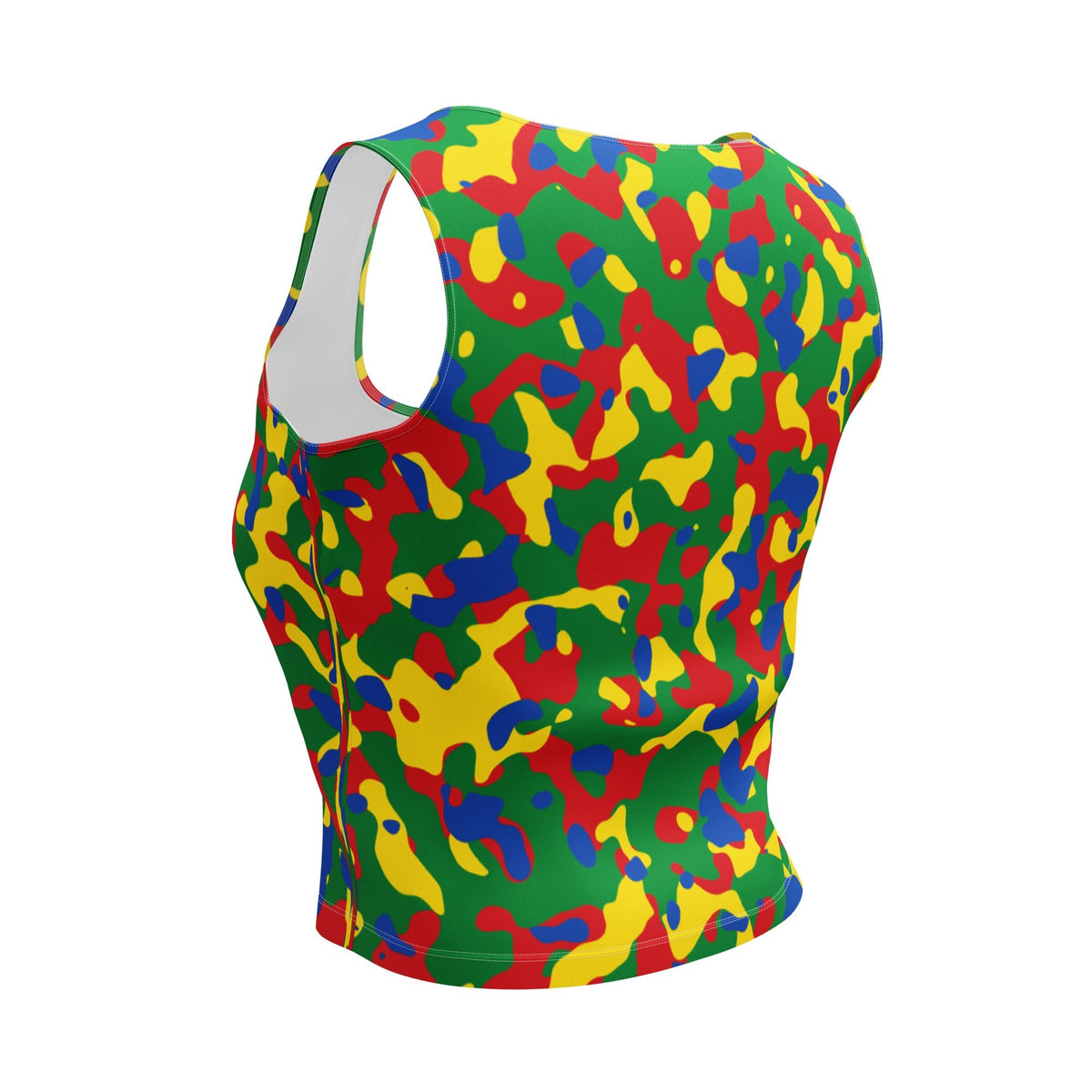 Ethiopian Girl Camo Crop Top - Conscious Apparel Store
