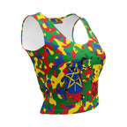 Ethiopian Girl Camo Crop Top - Conscious Apparel Store