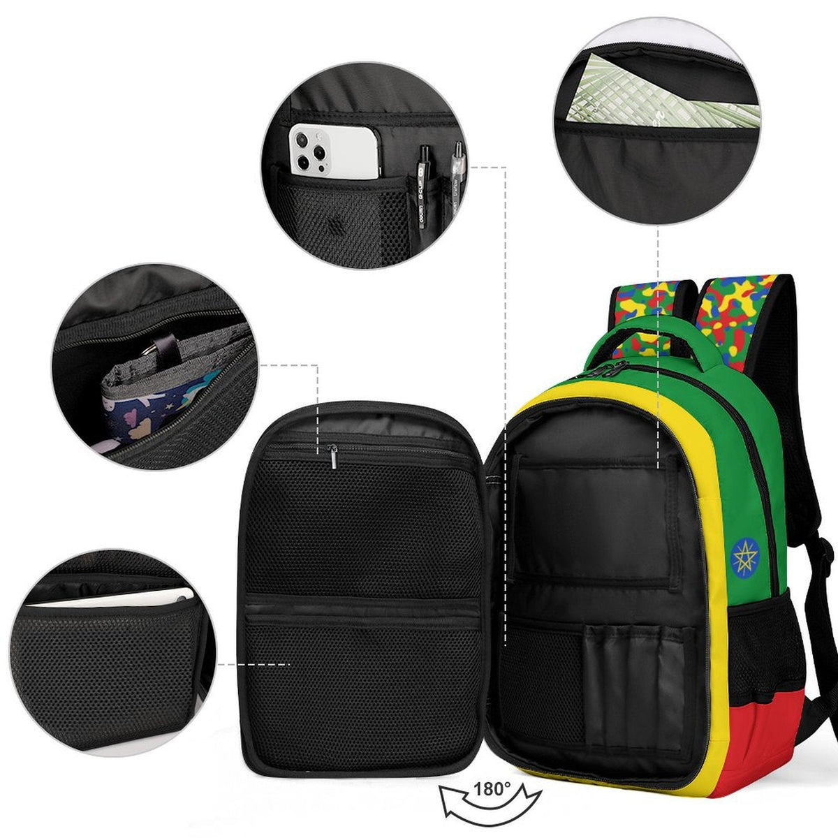 Ethiopian Girl Casual Backpack - Conscious Apparel Store