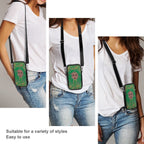 Nubian Girl (Green) Mobile Phone Purse