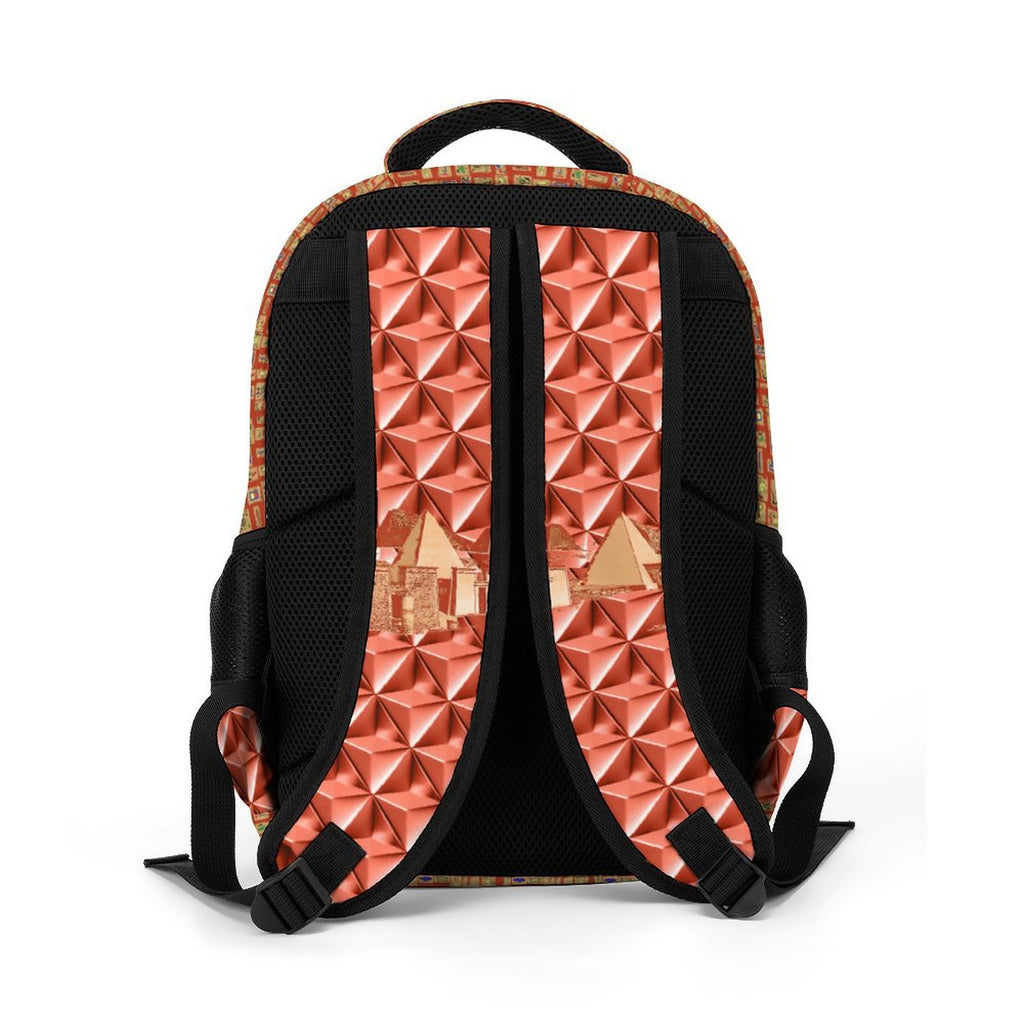 Nubian Queen Casual Backpack (Red-Rust) (5 Colors Available)