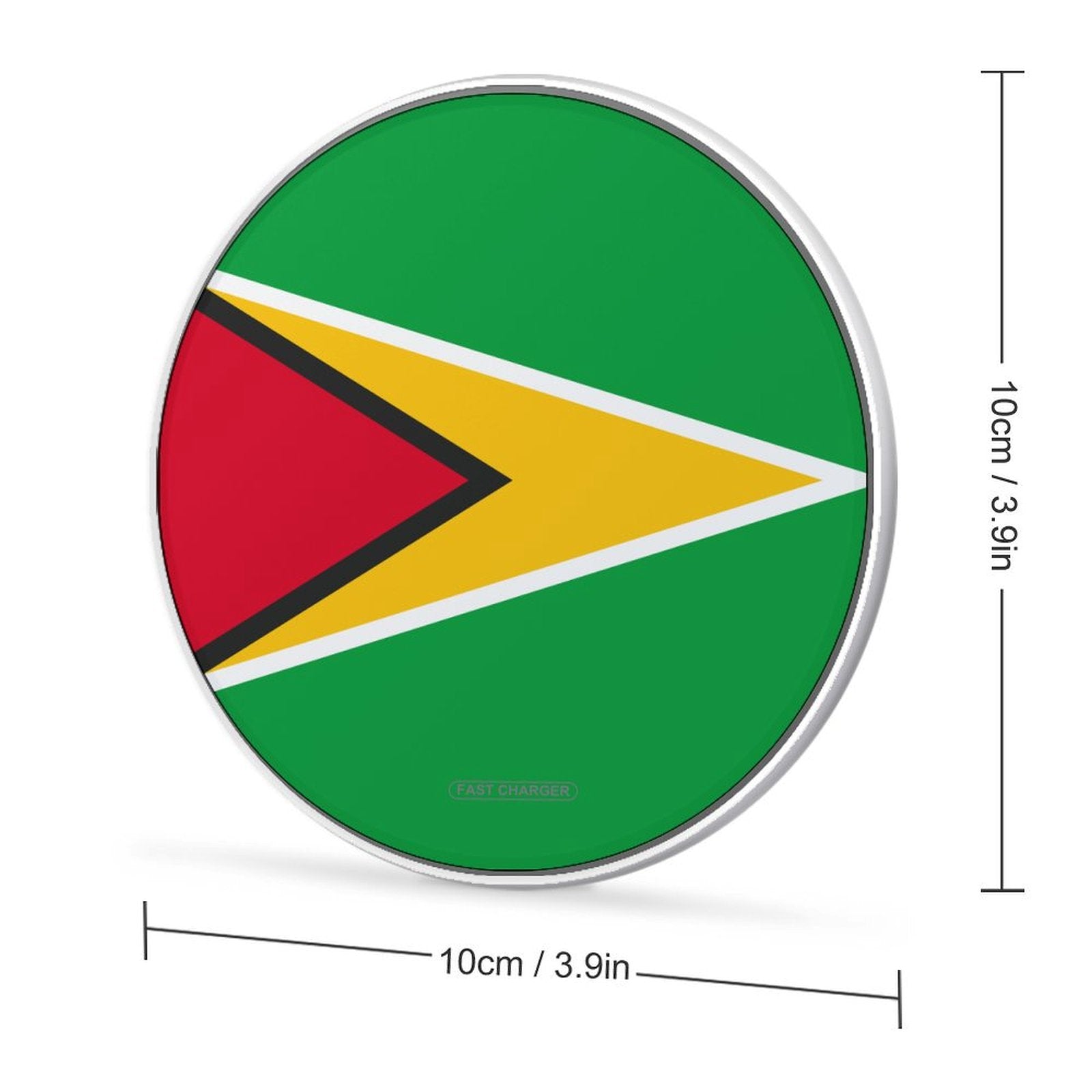 Guyana Flag Wireless Charging Pad