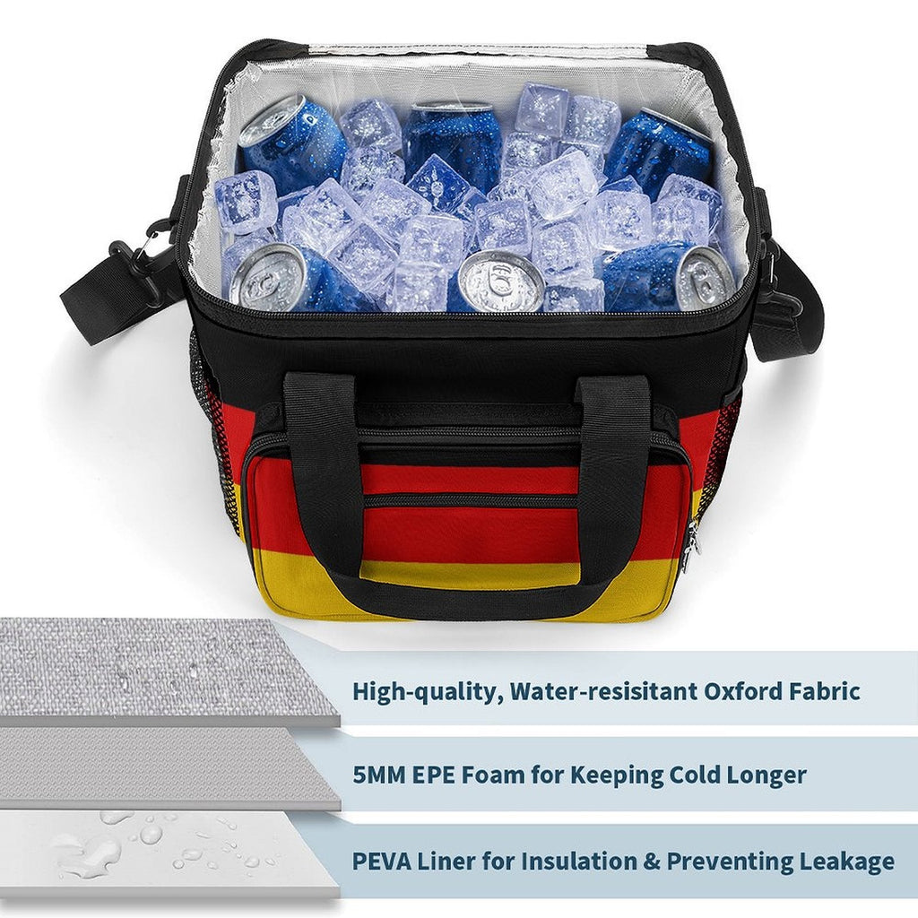 Germany Flag Cooler Bag - Conscious Apparel Store