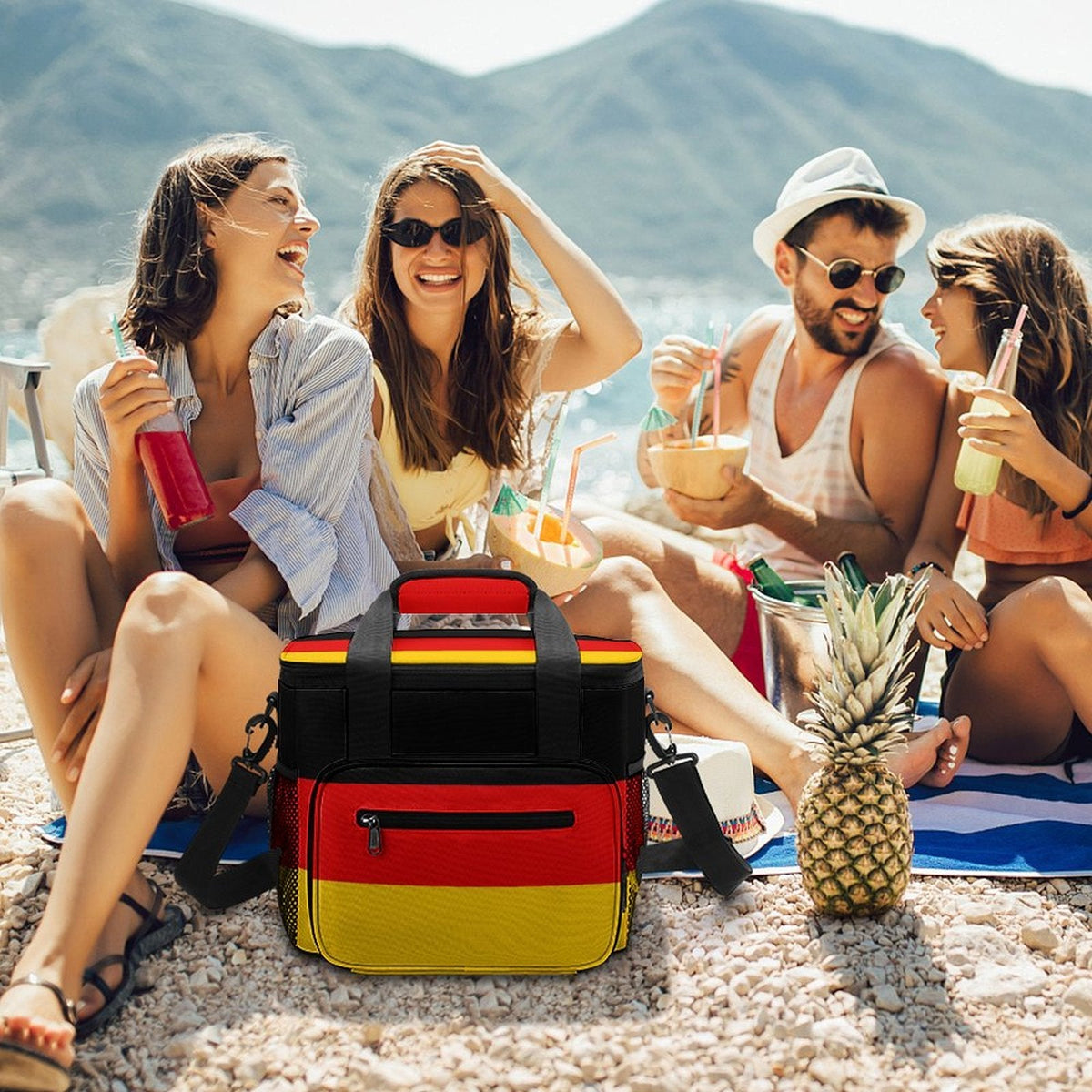 Germany Flag Cooler Bag - Conscious Apparel Store