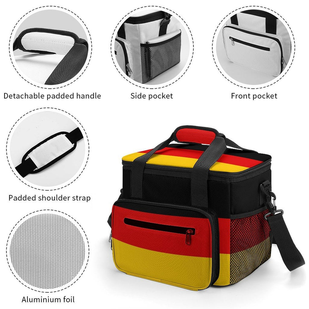 Germany Flag Cooler Bag - Conscious Apparel Store
