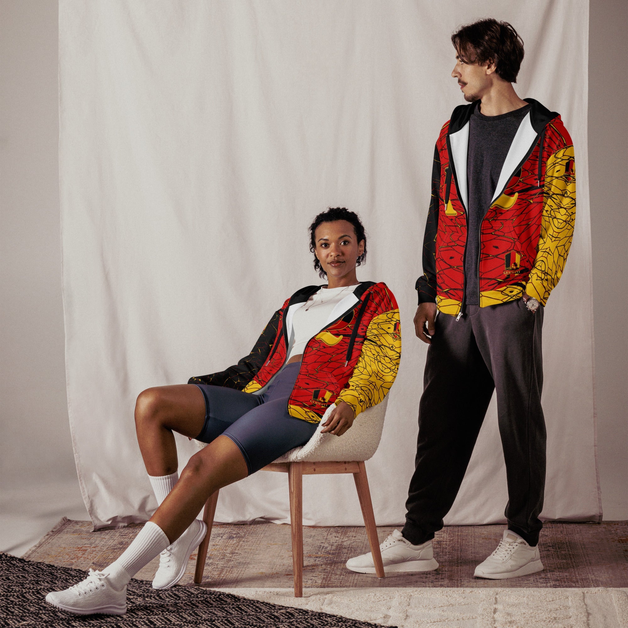 Germany Football Unisex zip hoodie - Conscious Apparel Store