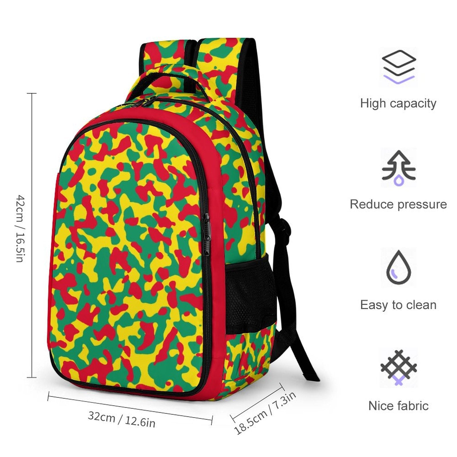 Grenada Flag Camo Casual Backpack - Conscious Apparel Store