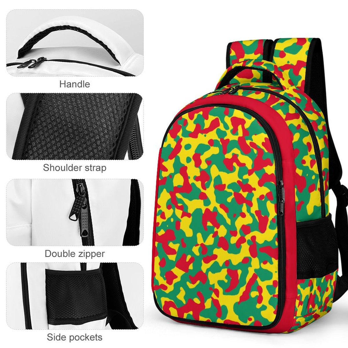Grenada Flag Camo Casual Backpack - Conscious Apparel Store
