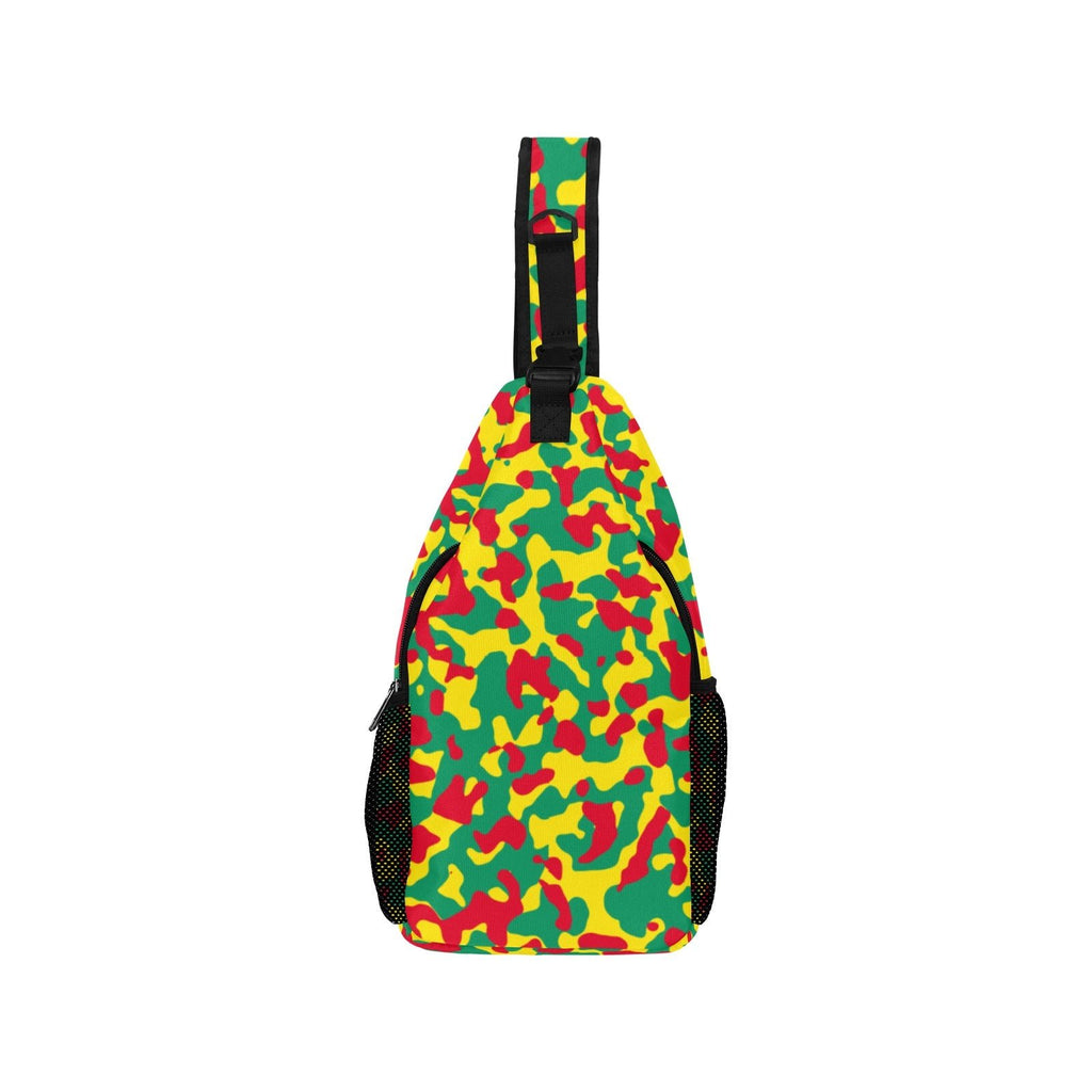Grenada Flag Camo Casual Chest Bag - Conscious Apparel Store