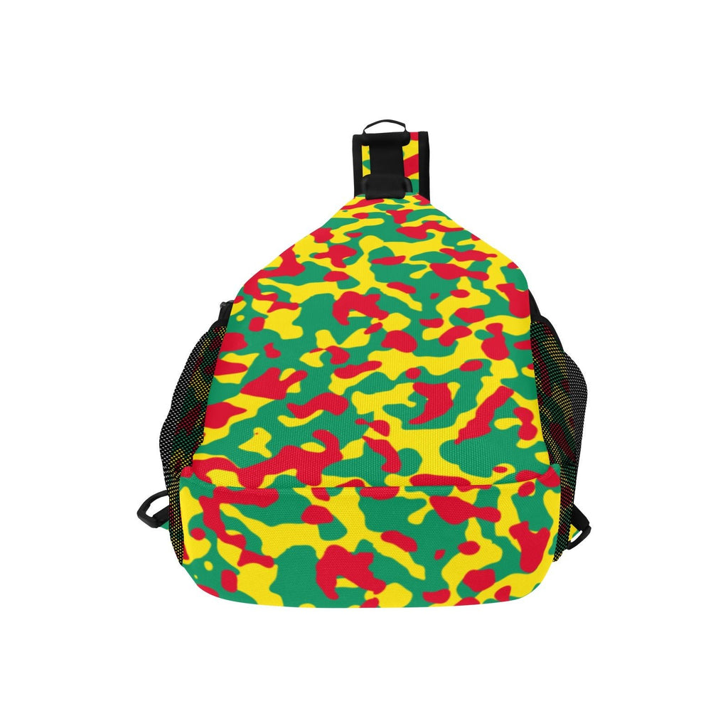 Grenada Flag Camo Casual Chest Bag - Conscious Apparel Store
