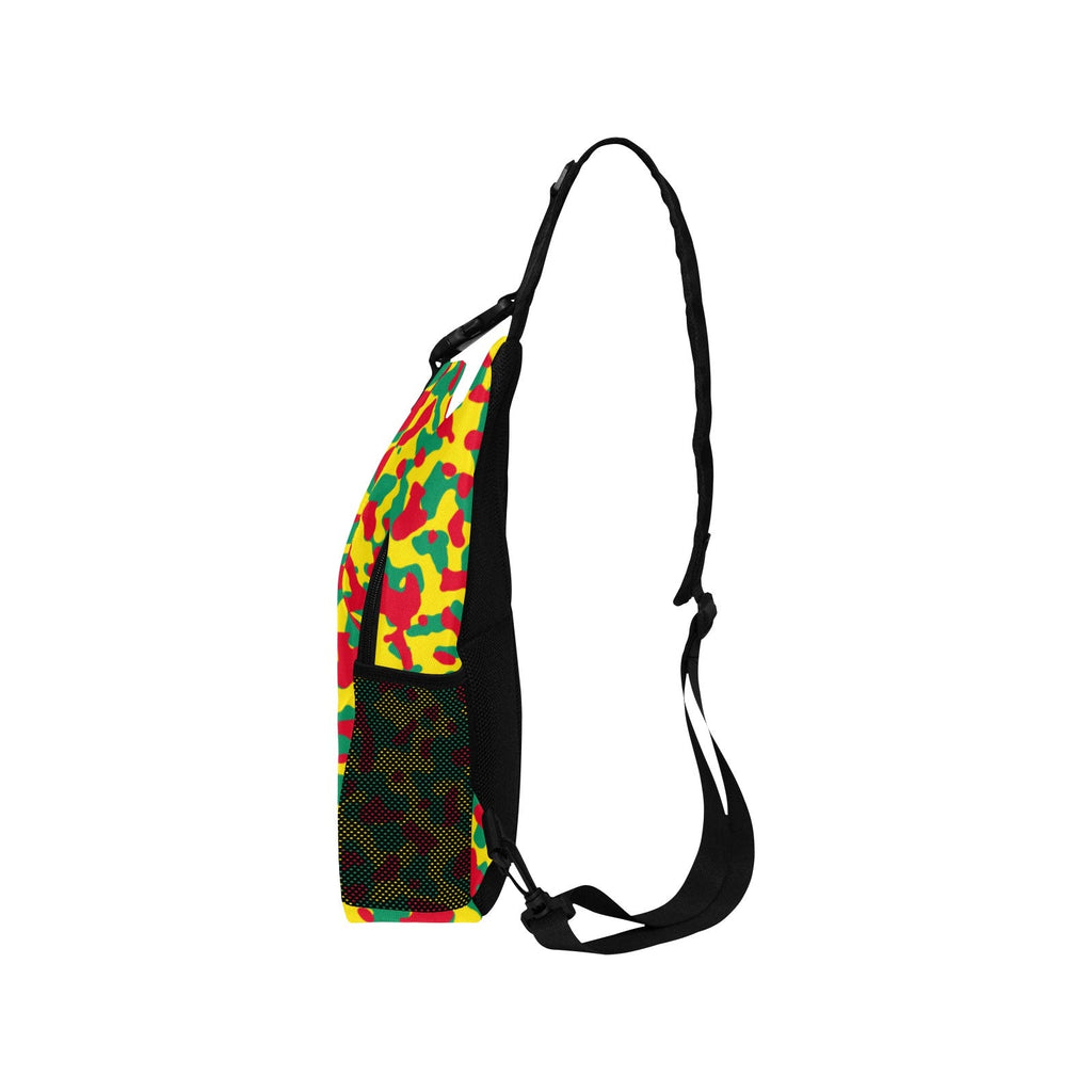 Grenada Flag Camo Casual Chest Bag - Conscious Apparel Store