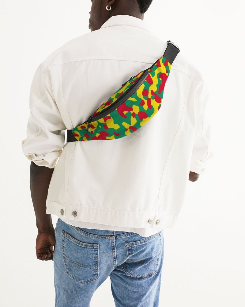 Grenada Flag Camo Crossbody Sling Bag - Conscious Apparel Store