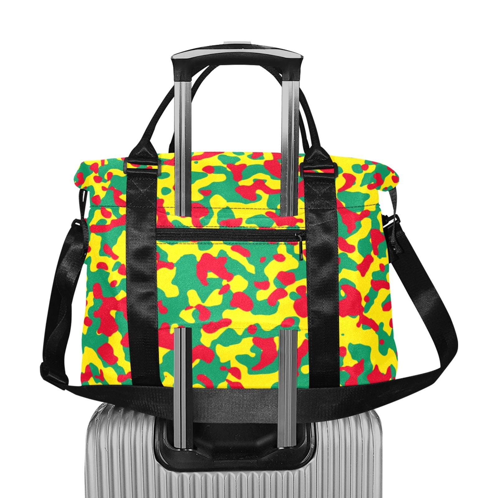 Grenada Flag Camo Large Capacity Duffle Bag - Conscious Apparel Store