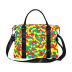 Grenada Flag Camo Large Capacity Duffle Bag - Conscious Apparel Store