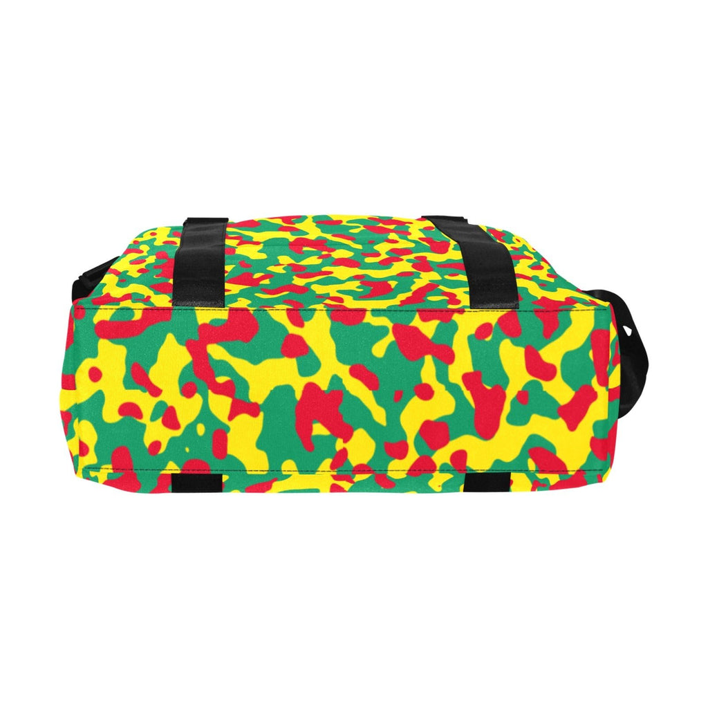 Grenada Flag Camo Large Capacity Duffle Bag - Conscious Apparel Store