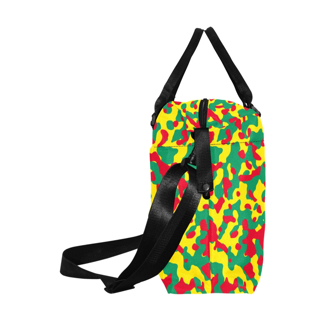 Grenada Flag Camo Large Capacity Duffle Bag - Conscious Apparel Store