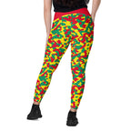 Grenada Flag Camo Leggings with pockets - Conscious Apparel Store