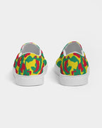 Grenada Flag Camo Men's Slip-On Canvas Shoe - Conscious Apparel Store