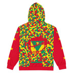 Grenada Flag Camo Unisex zip hoodie - Conscious Apparel Store